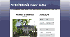Desktop Screenshot of karmeliterschule.de
