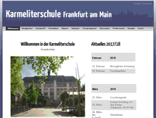 Tablet Screenshot of karmeliterschule.de